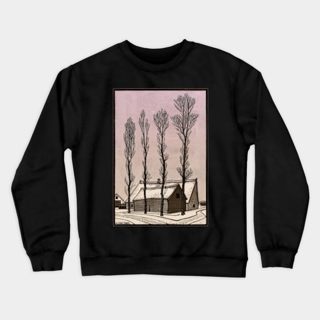 Winter scene Crewneck Sweatshirt by UndiscoveredWonders